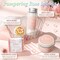 Spa Gifts for Women Bath Gift Set, Rose Relaxing Spa Gift Baskets Home Bath Set Self Care Kit Care Package Thank You Birthday Mothers Day Easter Gifts for Women Her Mom Sister Friends Teen Girls Wife